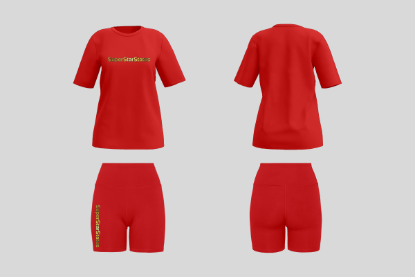 Biker Shorts Set